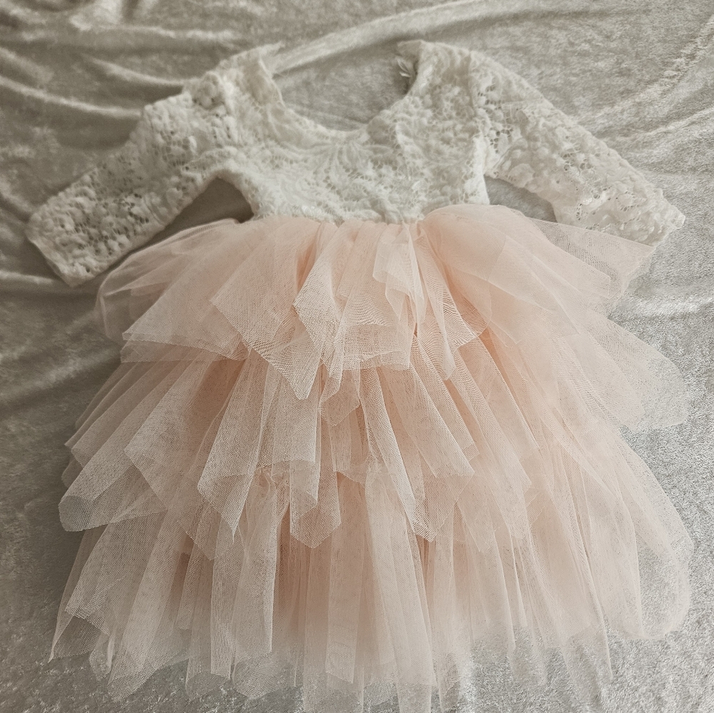 Dress Pink/White Size 18-24